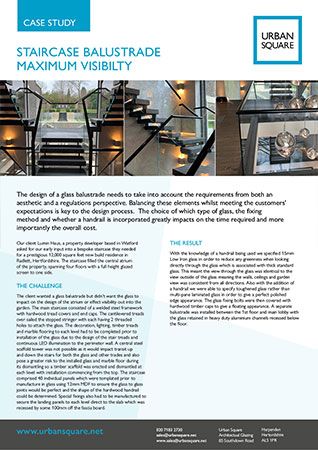 Staircase Balustrade Case Study